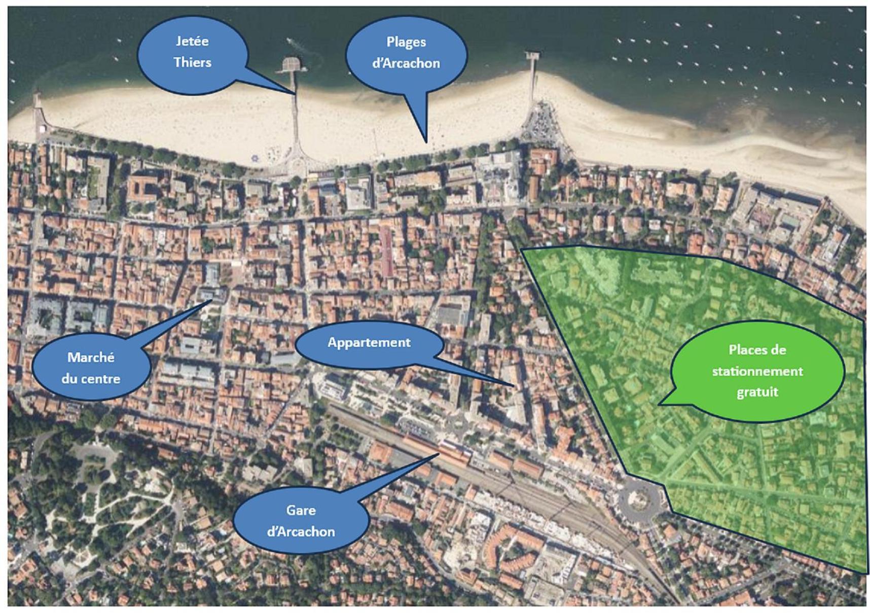 Charmant Appartement Renove 4 Couchages Arcachon Centre 외부 사진